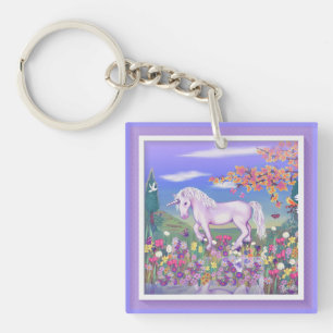 A Purple Paradise Keychain