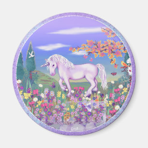 A Purple Paradise Magnet