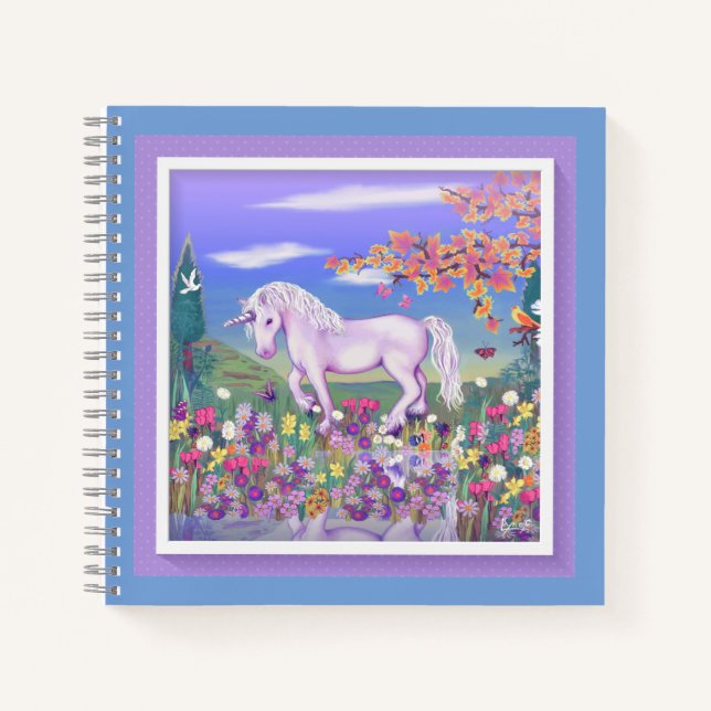 A Purple Paradise  Notebook (Front)