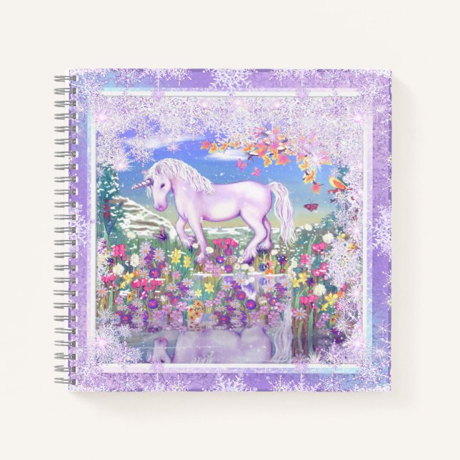 A Purple Paradise  Notebook (Front)