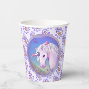 A Purple Paradise Paper Cups