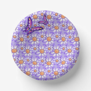 A Purple Paradise  Paper Plate