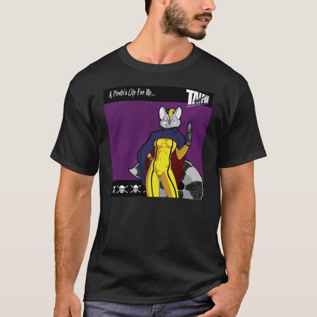 "A purple pirate's life for me" t-shirt (Front)