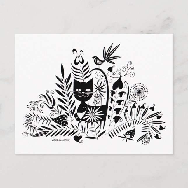 A Purr-fect Pair Postcard (Front)