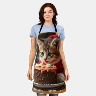 A Purrfect Christmas Wish Apron