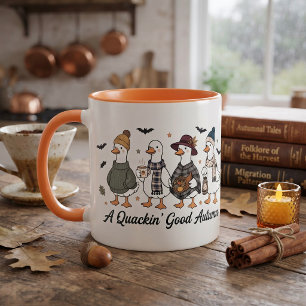A Quackin' Good Autumn Cute Ducks Fall Mug