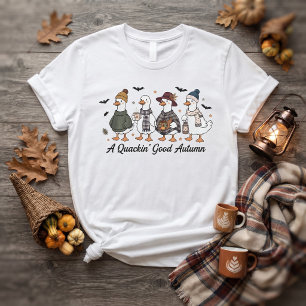 A Quackin' Good Autumn Cute Ducks Fall T-Shirt