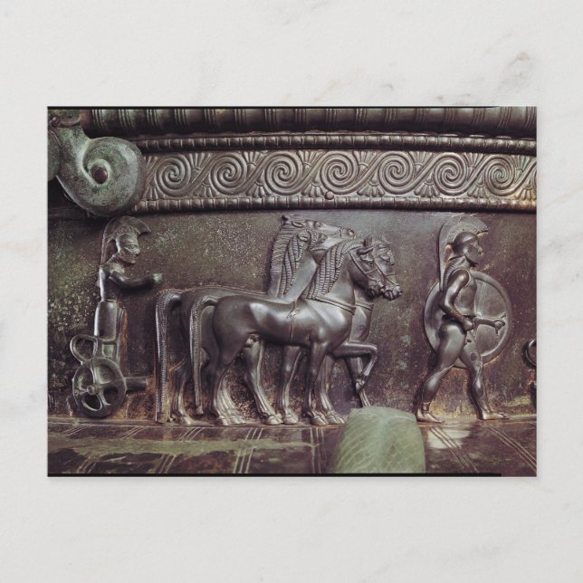 A Quadriga and a Hoplite Postcard (Front)