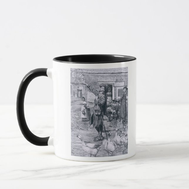 A Quaker Exhorter in New England Mug (Left)