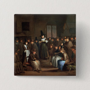 A Quakers Meeting 15 Cm Square Badge