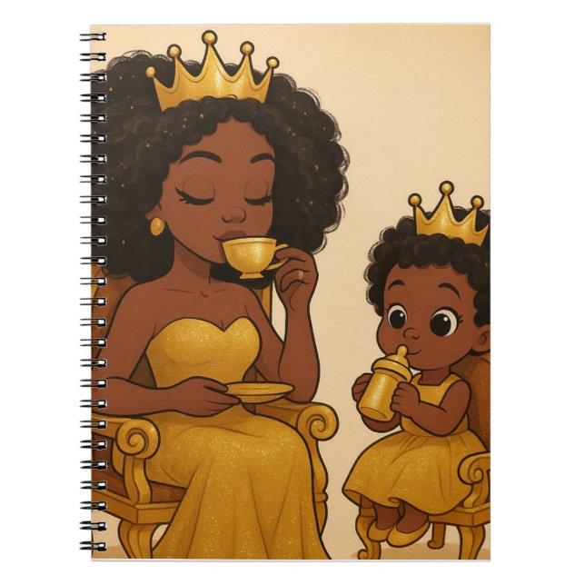 A Queen and Her Princess Notebook (Front)