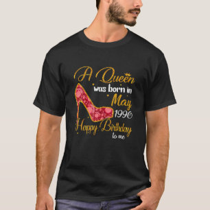 A Queen Born In MAY 1990 30Th Birthday Gift Girls T-Shirt