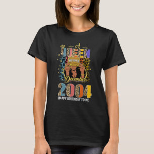 A Queen Was Born In December 2004 18 Years Old 18t T-Shirt