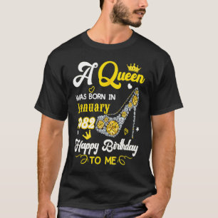 A Queen was born in January 1982 T-Shirt