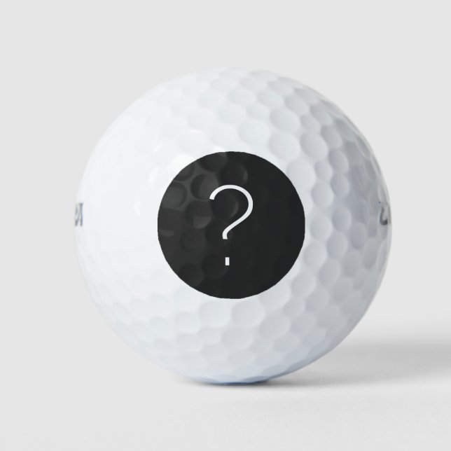A Question Mark Golf Balls (Front)