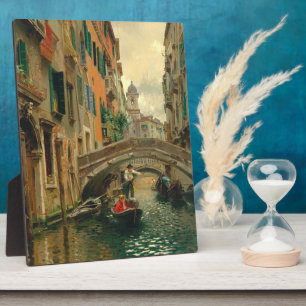 A Quiet Canal, Venice Plaque
