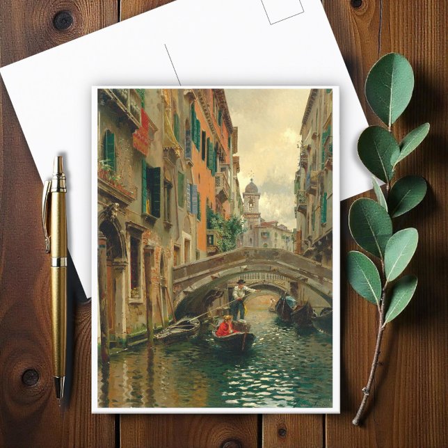 A Quiet Canal, Venice  Postcard (Creator Uploaded)