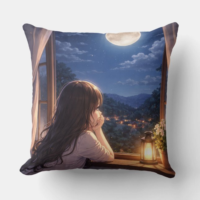 A Quiet Conversation with the Sky Cushion (Front)