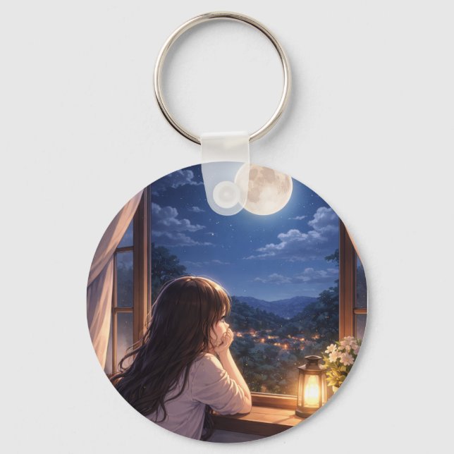 A Quiet Conversation with the Sky Key Ring (Front)