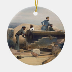 A Quiet Day in the Diamond Battery, plate from 'Th Ceramic Tree Decoration