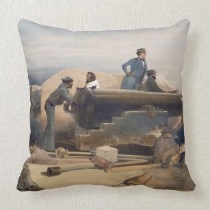 A Quiet Day in the Diamond Battery, plate from 'Th Cushion