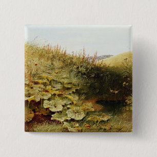 A Quiet Dell 15 Cm Square Badge