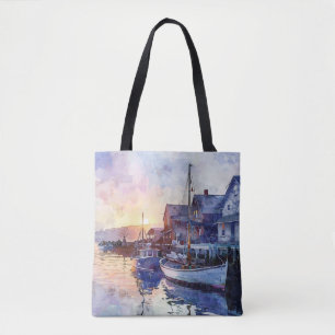 A Quiet Harbour Tote Bag