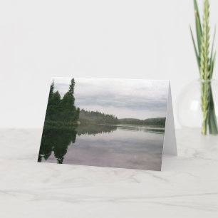 A Quiet Lake Card
