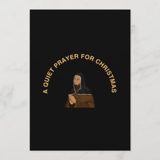 A QUIET PRAYER FOR CHRISTMAS INVITATION