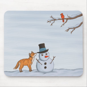 A Quiet Snow Day Mouse Pad