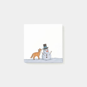 A Quiet Snow Day Post-it Notes