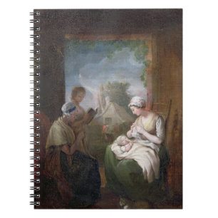 A Quiet Time, c.1810 (oil on canvas) Notebook