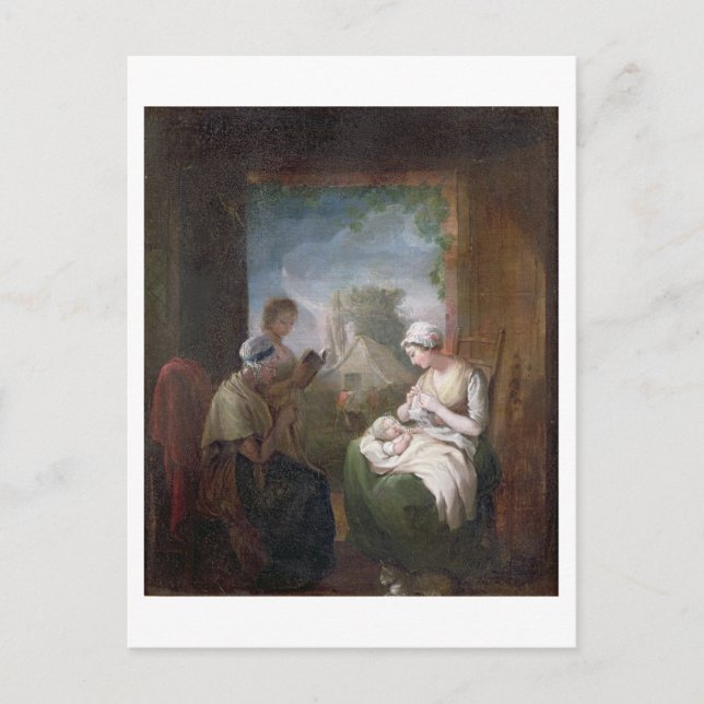 A Quiet Time, c.1810 (oil on canvas) Postcard (Front)