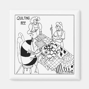 A Quilting Bee Magnet