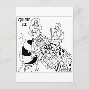 A Quilting Bee Postcard