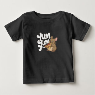 A Quokka eating of pizza Baby T-Shirt