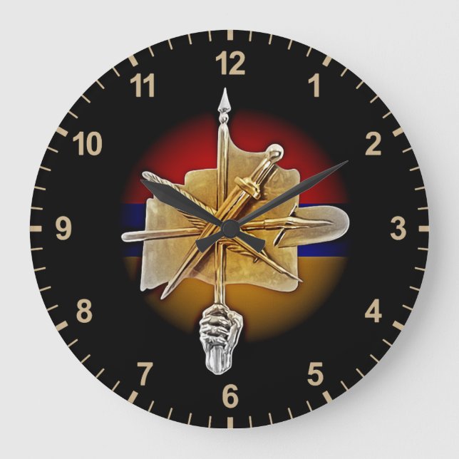 A.R.F (Zenatrosh) Acrylic Wall Clock (Front)