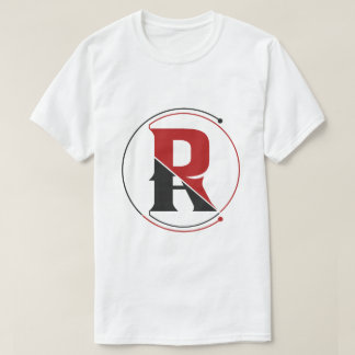  A R Letter Minimal Fashion Logo T-Shirt