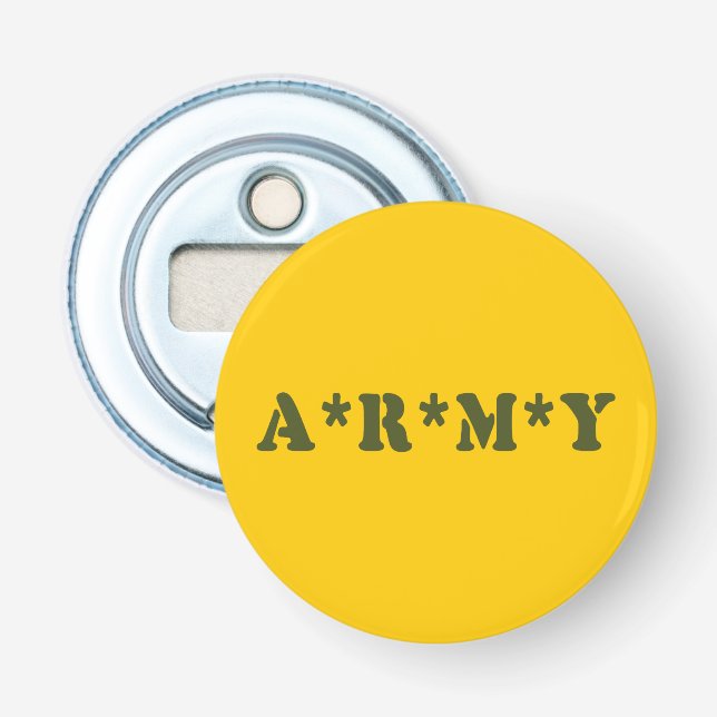 A*R*M*Y BOTTLE OPENER (Front)