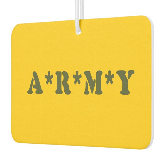 A*R*M*Y CAR AIR FRESHENER (Left)