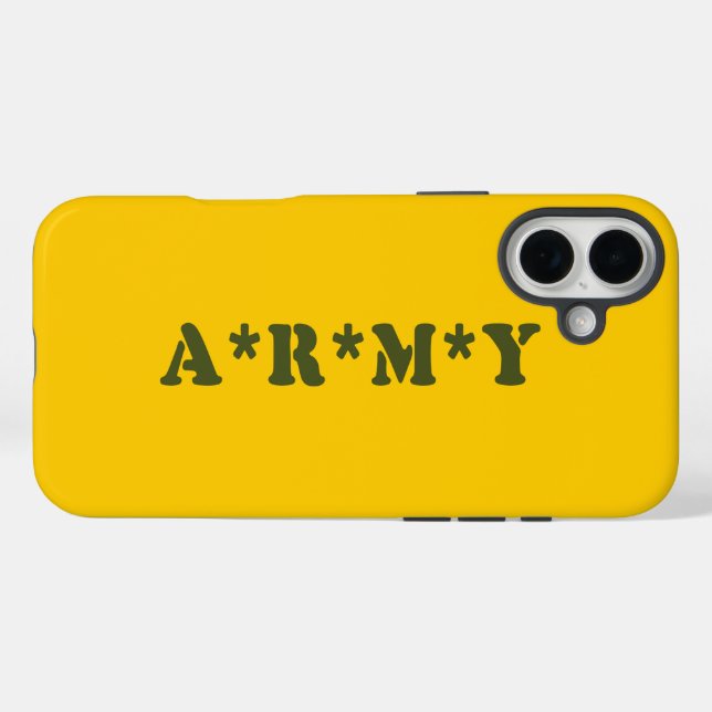 A*R*M*Y Case-Mate iPhone CASE (Back (Horizontal))