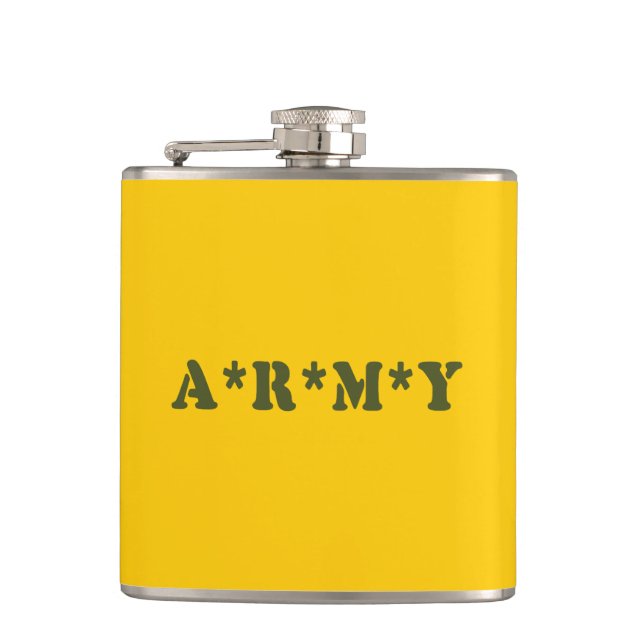 A*R*M*Y HIP FLASK (Front)