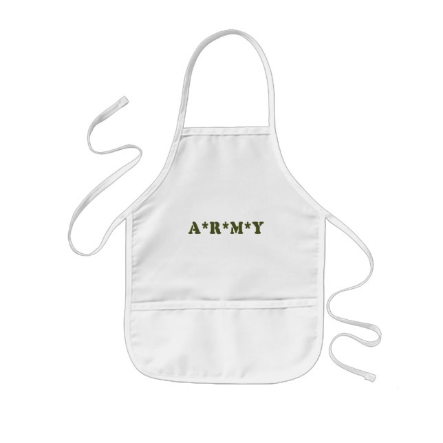 A*R*M*Y KIDS APRON (Front)