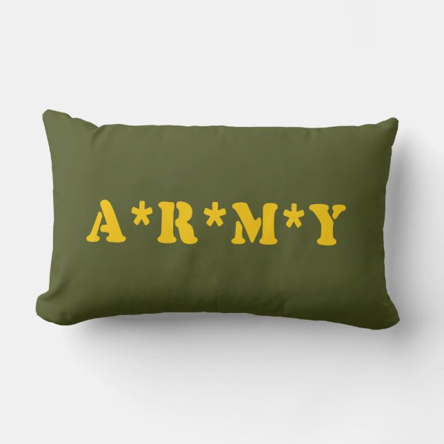 A*R*M*Y LUMBAR CUSHION (Front)