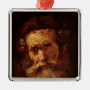 A Rabbi Metal Ornament