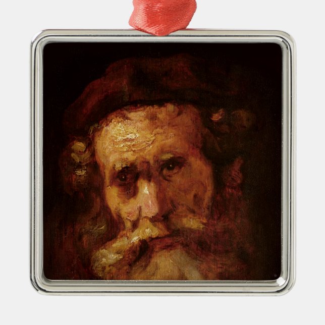 A Rabbi Metal Ornament (Front)