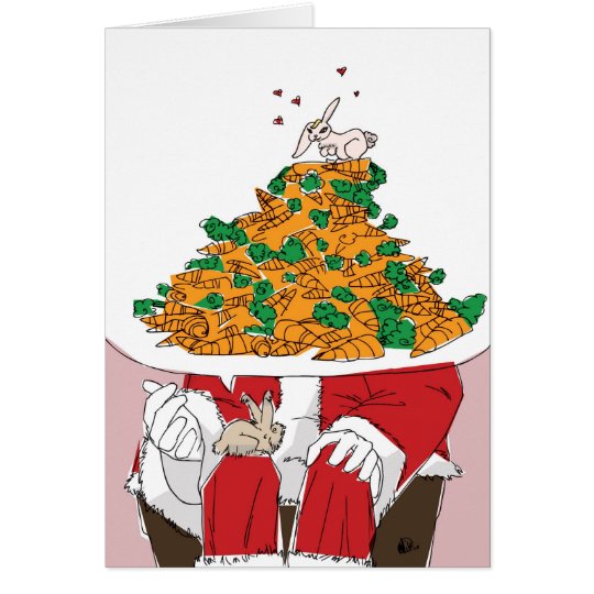 A Rabbit's Christmas Wish Card
