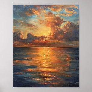 A Radiant Reflection of Solitude Across the Infini Poster