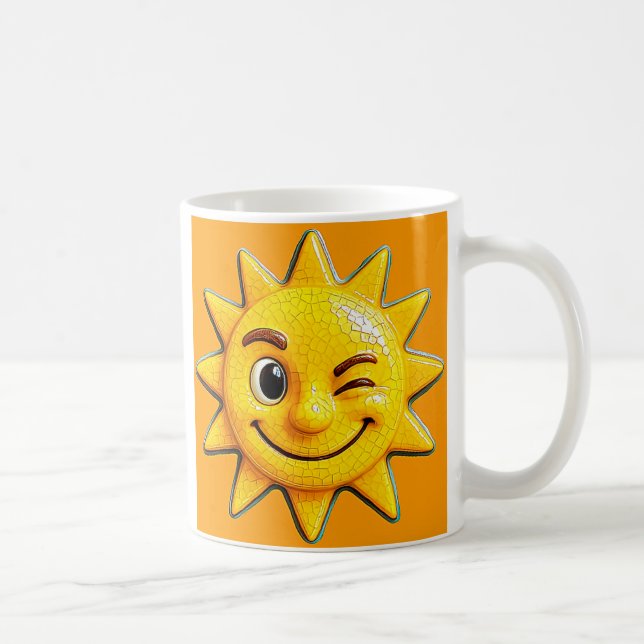 A radiant sunshine so happy coffee mug (Right)