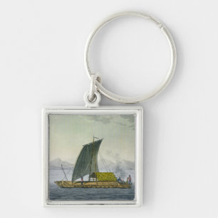 A raft leaving the port of Guayaquil, Ecuador, fro Key Ring